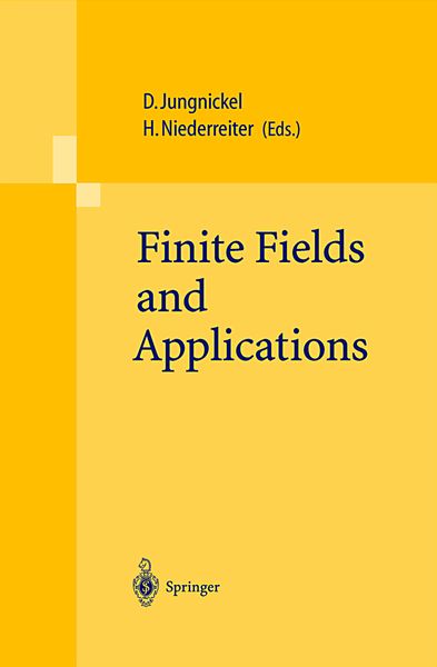 Produktbild: Finite Fields and Applications