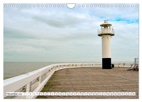 Produktbild: Blankenberge - belgischer K&uuml;stenort (Wandkalender 2026 DIN A4 quer), CALVENDO Monatskalender
