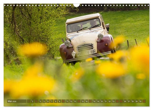 Produktbild: Citro&euml;n 2 CV - Zum Kippen zu schade (Wandkalender 2026 DIN A3 quer), CALVENDO Monatskalender