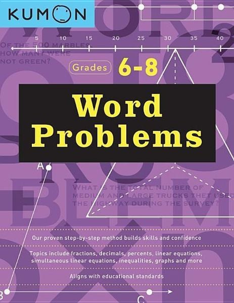 Produktbild: Kumon Word Problems Grades 6/8