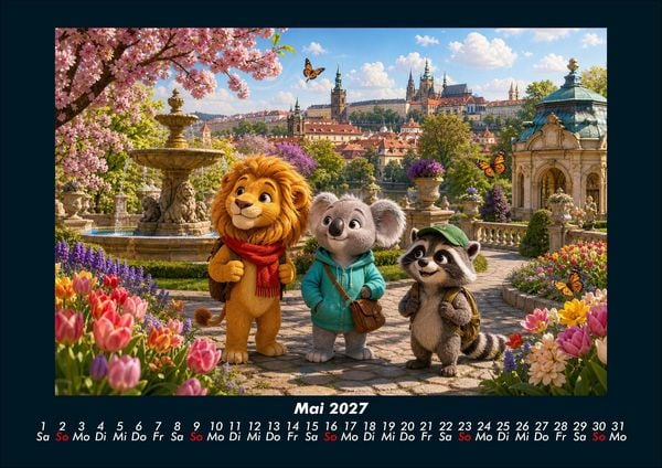Produktbild: Abenteuerreise durch Europa 2027 Fotokalender DIN A4