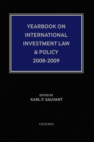Produktbild: Yearbook on International Investment Law & Policy 2008-2009