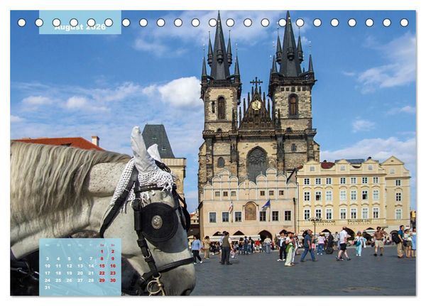 Produktbild: Zw&ouml;lf mal Europa (Tischkalender 2026 DIN A5 quer), CALVENDO Monatskalender