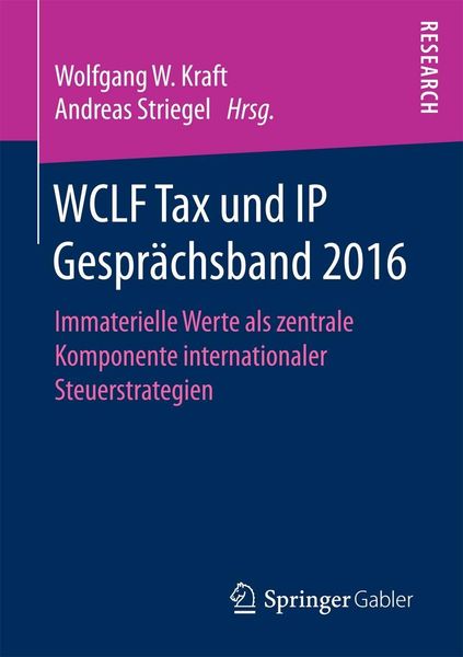 Produktbild: WCLF Tax und IP Gespr&auml;chsband 2016