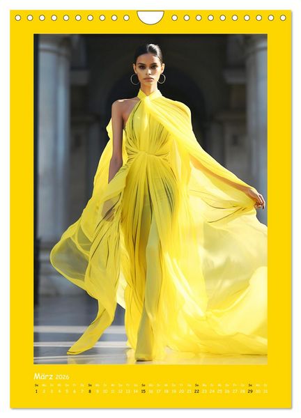 Produktbild: Fashion Show. Zeitlose Haute Coutour (Wandkalender 2026 DIN A4 hoch), CALVENDO Monatskalender