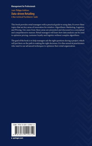 Produktbild: Data-driven Retailing