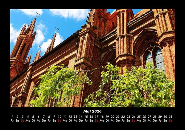 Produktbild: Architektur 2026 Fotokalender DIN A3