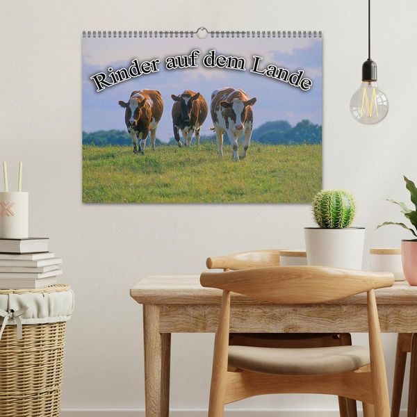 Produktbild: Rinder auf dem Lande (Wandkalender 2026 DIN A3 quer), CALVENDO Monatskalender