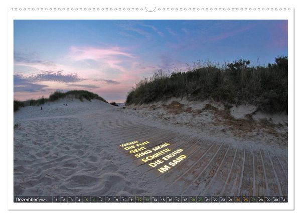 Produktbild: OP LANGEOOG (hochwertiger Premium Wandkalender 2026 DIN A2 quer), Kunstdruck in Hochglanz