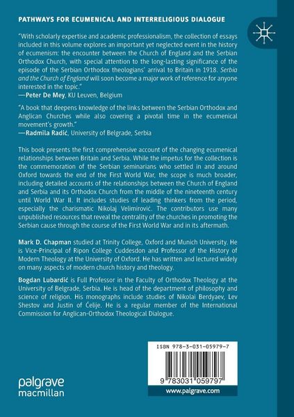 Produktbild: Serbia and the Church of England