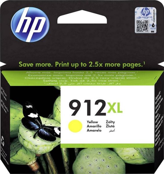 Produktbild: HP 912XL Druckerpatrone Original Gelb 3YL83AE Tinte