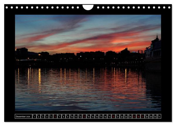 Produktbild: M&aacute;laga - 50mm (Wandkalender 2026 DIN A4 quer), CALVENDO Monatskalender