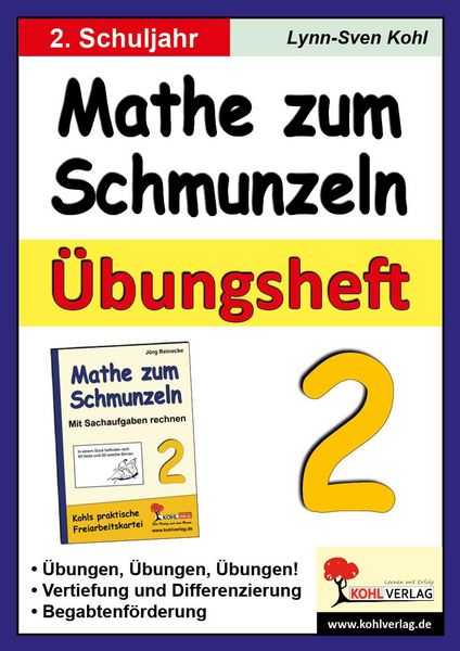 Produktbild: Mathe zum Schmunzeln - &Uuml;bungsheft, 2. Schuljahr