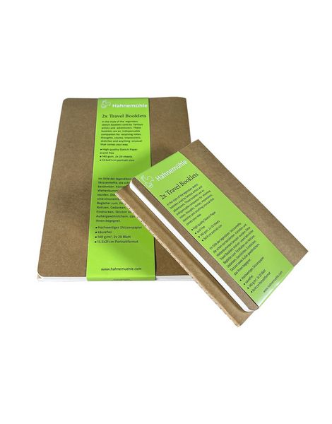 Produktbild: Hahnem&uuml;hle Papier Travel Booklets, 9 x 14 cm Hochformat, 140 g/m&sup2;