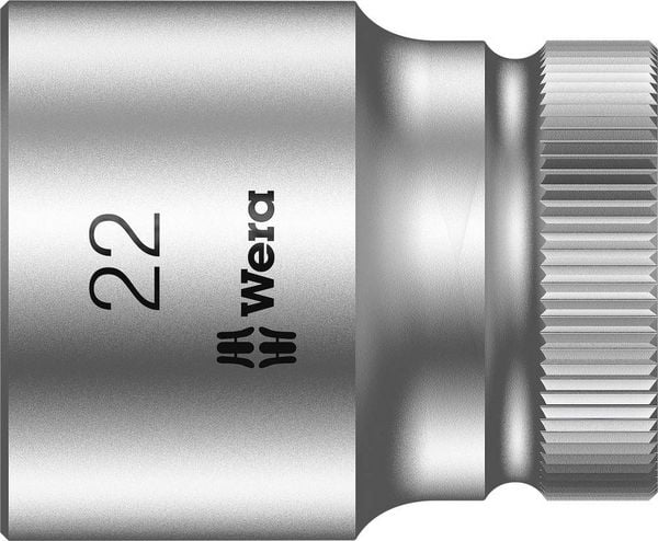 Produktbild: Wera 8790 HMC 05003613001 Au&szlig;en-Sechskant Steckschl&uuml;sseleinsatz 22mm 1/2\" (12.5 mm)