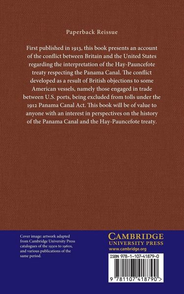 Produktbild: The Panama Canal Conflict between Great Britain and the United States of America