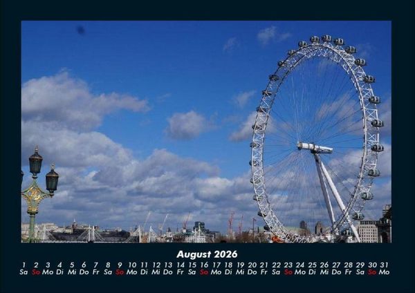 Produktbild: London 2026 Fotokalender DIN A4