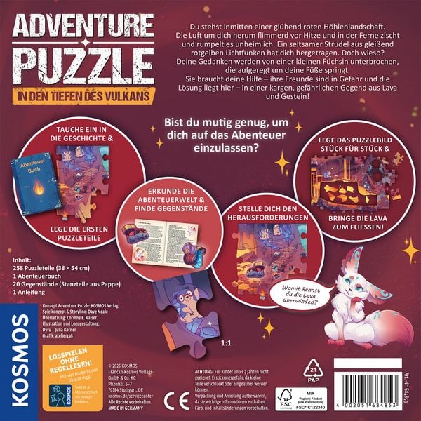 Produktbild: Adventure Puzzle: In den Tiefen des Vulkans