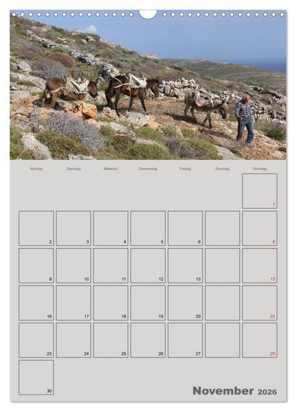 Produktbild: Kykladen, Perlen der &Auml;g&auml;is (Wandkalender 2026 DIN A3 hoch), CALVENDO Monatskalender