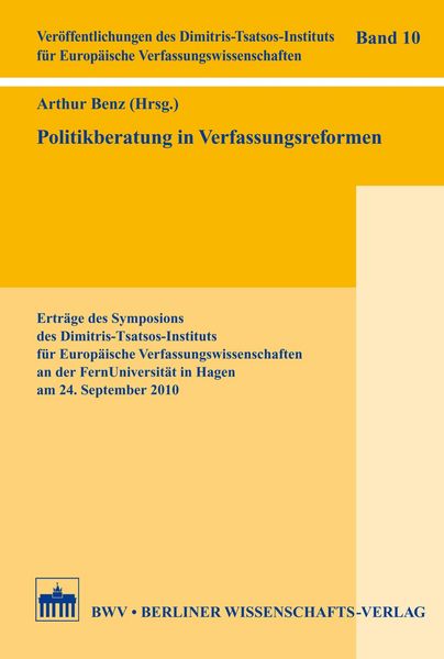Produktbild: Politikberatung in Verfassungsreformen