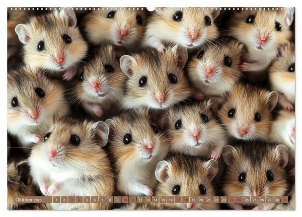 Produktbild: Kuschelblicke (Wandkalender 2026 DIN A2 quer), CALVENDO Monatskalender