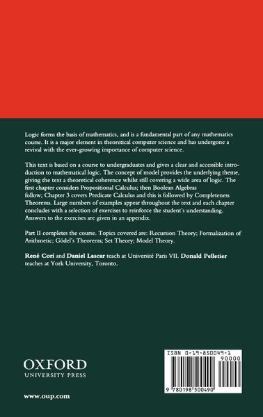 Produktbild: Mathematical Logic