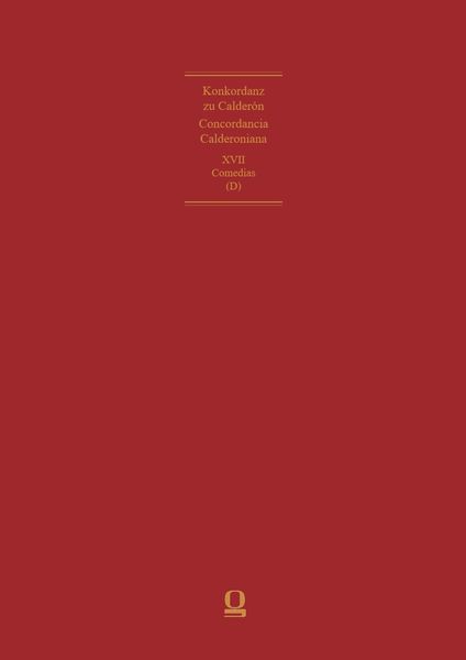 Produktbild: Concordancia Calderoniana / Konkordanz zu Calder&oacute;n
