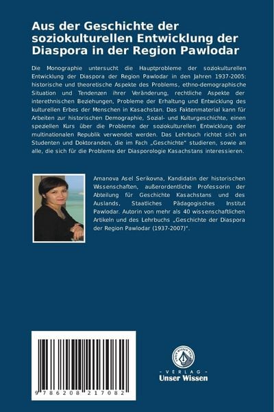 Produktbild: Aus der Geschichte der soziokulturellen Entwicklung der Diaspora in der Region Pawlodar