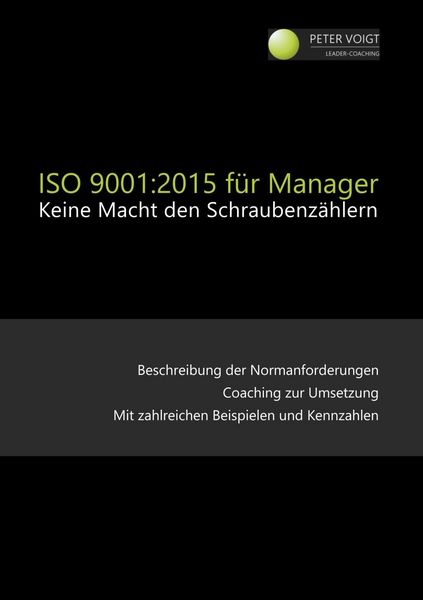 Produktbild: ISO 9001:2015 f&uuml;r Manager