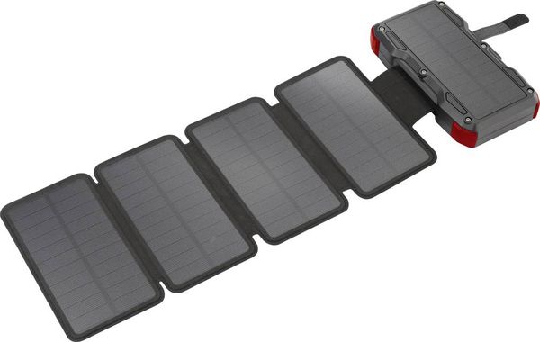 Produktbild: VOLTCRAFT VC-SPB-20.000 VC-14456835 Solar-Powerbank Ladestrom Solarzelle 3A 20000 mAh