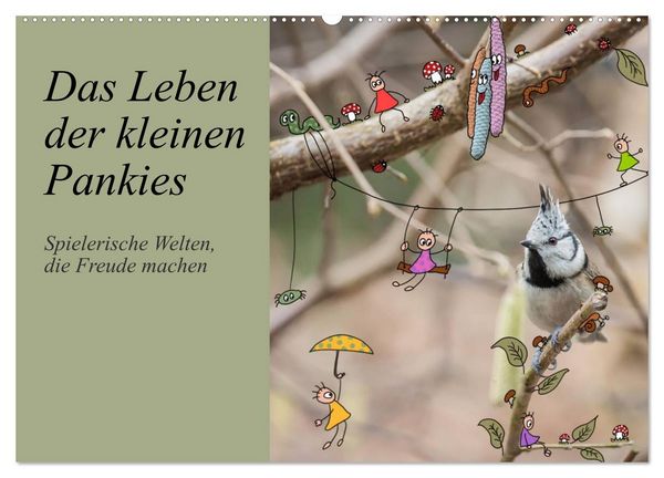 Produktbild: Das Leben der kleinen Pankies (Wandkalender 2026 DIN A2 quer), CALVENDO Monatskalender