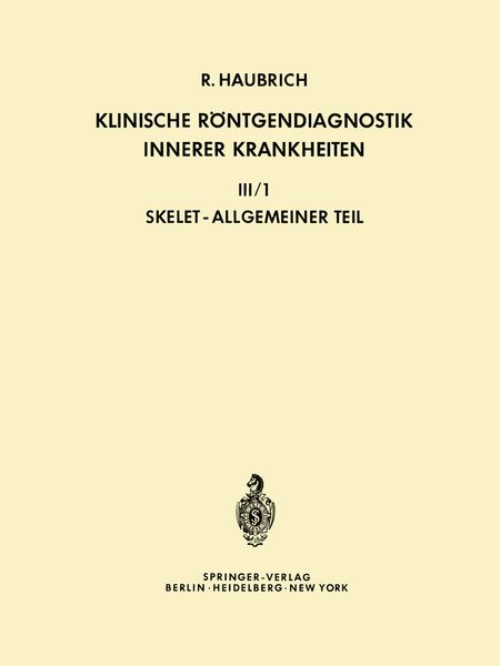 Produktbild: Klinische R&ouml;ntgendiagnostik Innerer Krankheiten