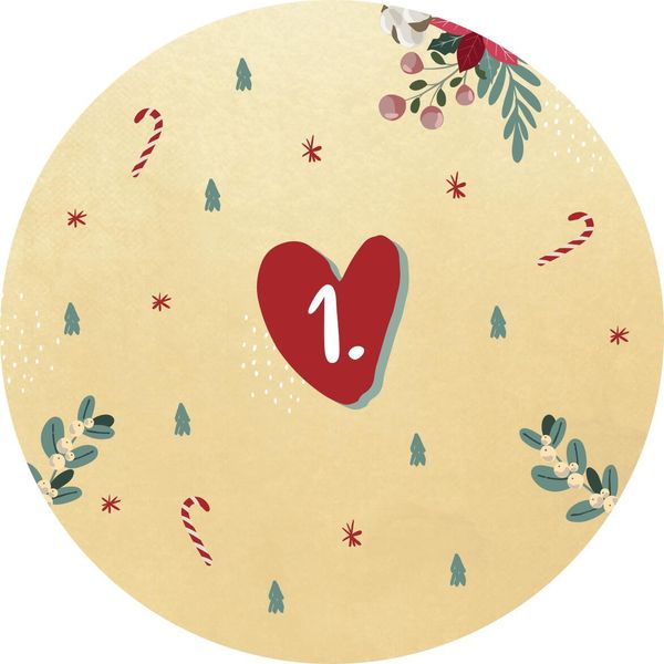 Produktbild: Advent in der Dose. 24 liebe W&uuml;nsche f&uuml;r dich