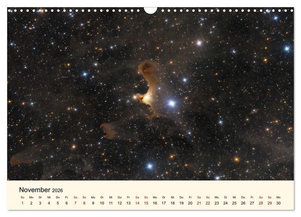 Produktbild: Distant Luminosity: Eine fotografische Reise durch das Universum (Wandkalender 2026 DIN A3 quer), CALVENDO Monatskalender