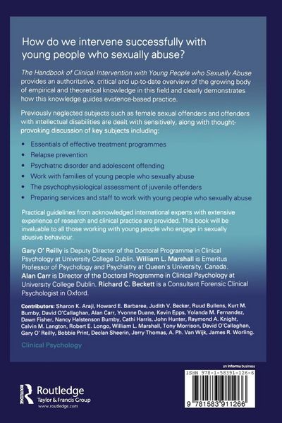 Produktbild: The Handbook of Clinical Intervention with Young People who Sexually Abuse