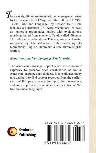 Produktbild: The Tutelo Language