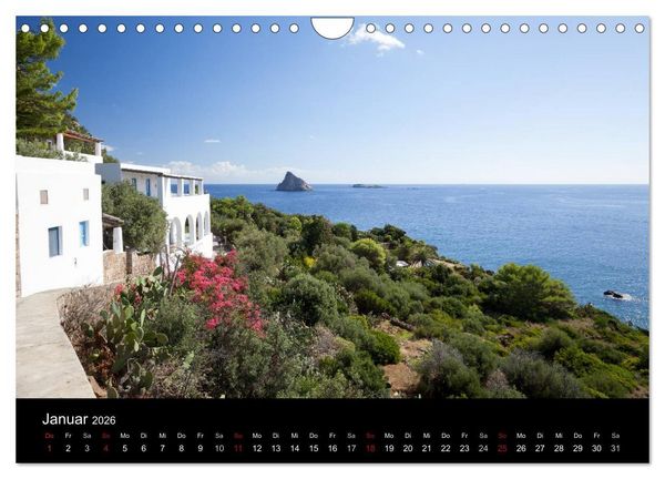 Produktbild: Liparische Inseln (Wandkalender 2026 DIN A4 quer), CALVENDO Monatskalender