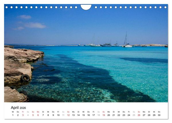 Produktbild: Ibiza & Formentera (Wandkalender 2026 DIN A4 quer), CALVENDO Monatskalender