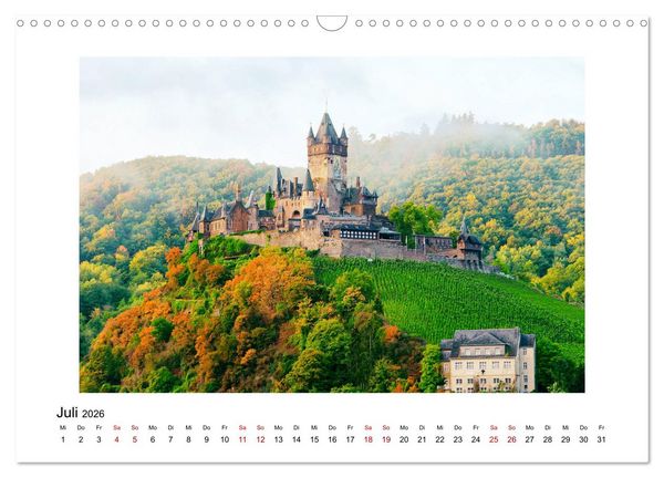 Produktbild: Cochem - an der Mosel (Wandkalender 2026 DIN A3 quer), CALVENDO Monatskalender