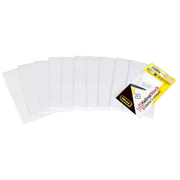 Produktbild: Idena Kellnerblock wei&szlig;es Papier 10x50 Blatt