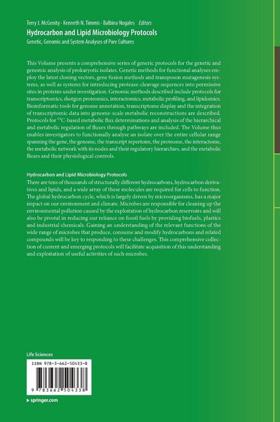 Produktbild: Hydrocarbon and Lipid Microbiology Protocols
