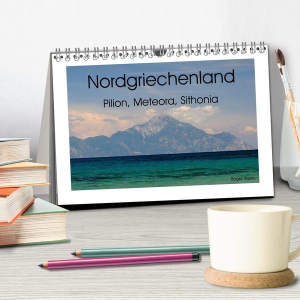 Produktbild: Nordgriechenland &ndash; Pilion, Meteora, Sithonia (Tischkalender 2026 DIN A5 quer), CALVENDO Monatskalender