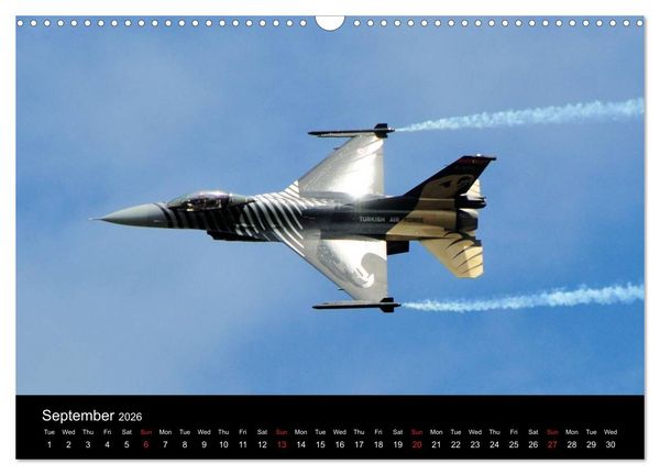 Produktbild: General Dynamics F-16 Fighting Falcon (Wall Calendar 2026 DIN A3 landscape), CALVENDO 12 Month Wall Calendar