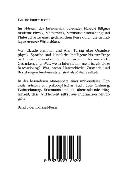 Produktbild: Der H&ouml;rsaal der Information
