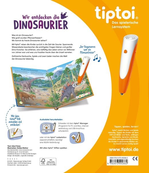 Produktbild: tiptoi&reg; - Wir entdecken die Dinosaurier