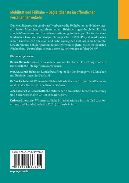 Produktbild: Mobilit&auml;t und Teilhabe &ndash; Begleitdienste im &ouml;ffentlichen Personennahverkehr