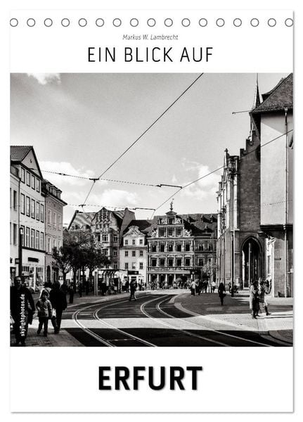 Produktbild: Ein Blick auf Erfurt (Tischkalender 2026 DIN A5 hoch), CALVENDO Monatskalender