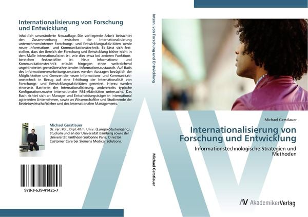 Internationalisierung von Forschung und Entwicklung, Taschenbuch von Michael Gerstlauer, AV Akademikerverlag, 9783639414257