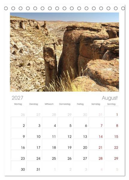 Produktbild: Tischplaner 2027 - Bolivien - Eine Wanderreise (A5 Tischkalender zum Aufstellen) CALVENDO
