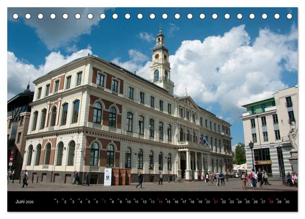 Produktbild: Hauptst&auml;dte des Baltikums (Tischkalender 2026 DIN A5 quer), CALVENDO Monatskalender